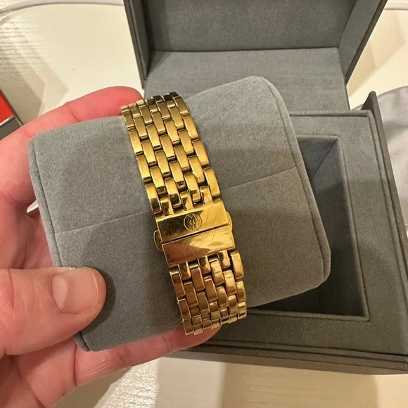 Michele Gold and Diamond Caber Watch - Picture 2 of 6